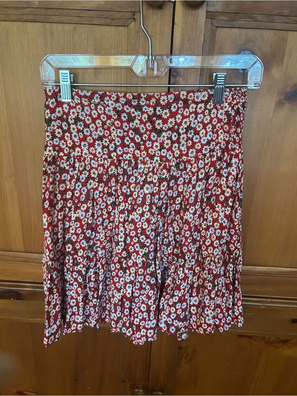 NATURAL LIFE Red Daisy skirt